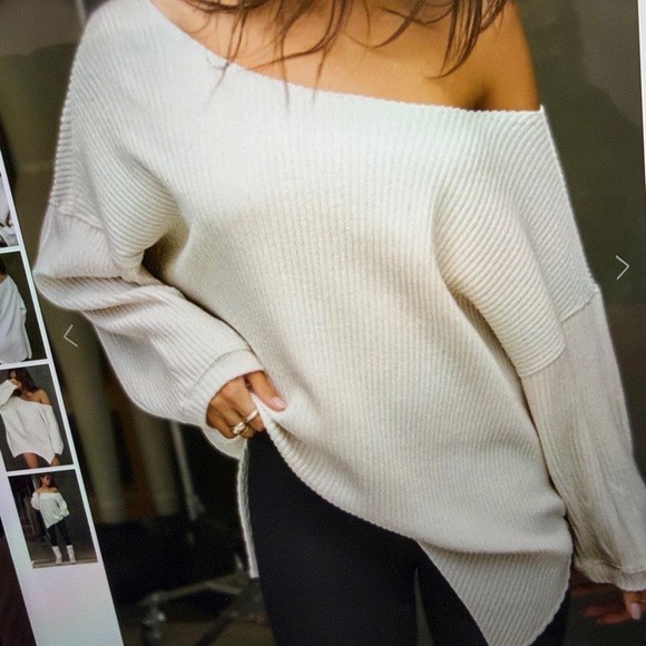 Joah Brown off shoulder tunic - Picture 8 of 12